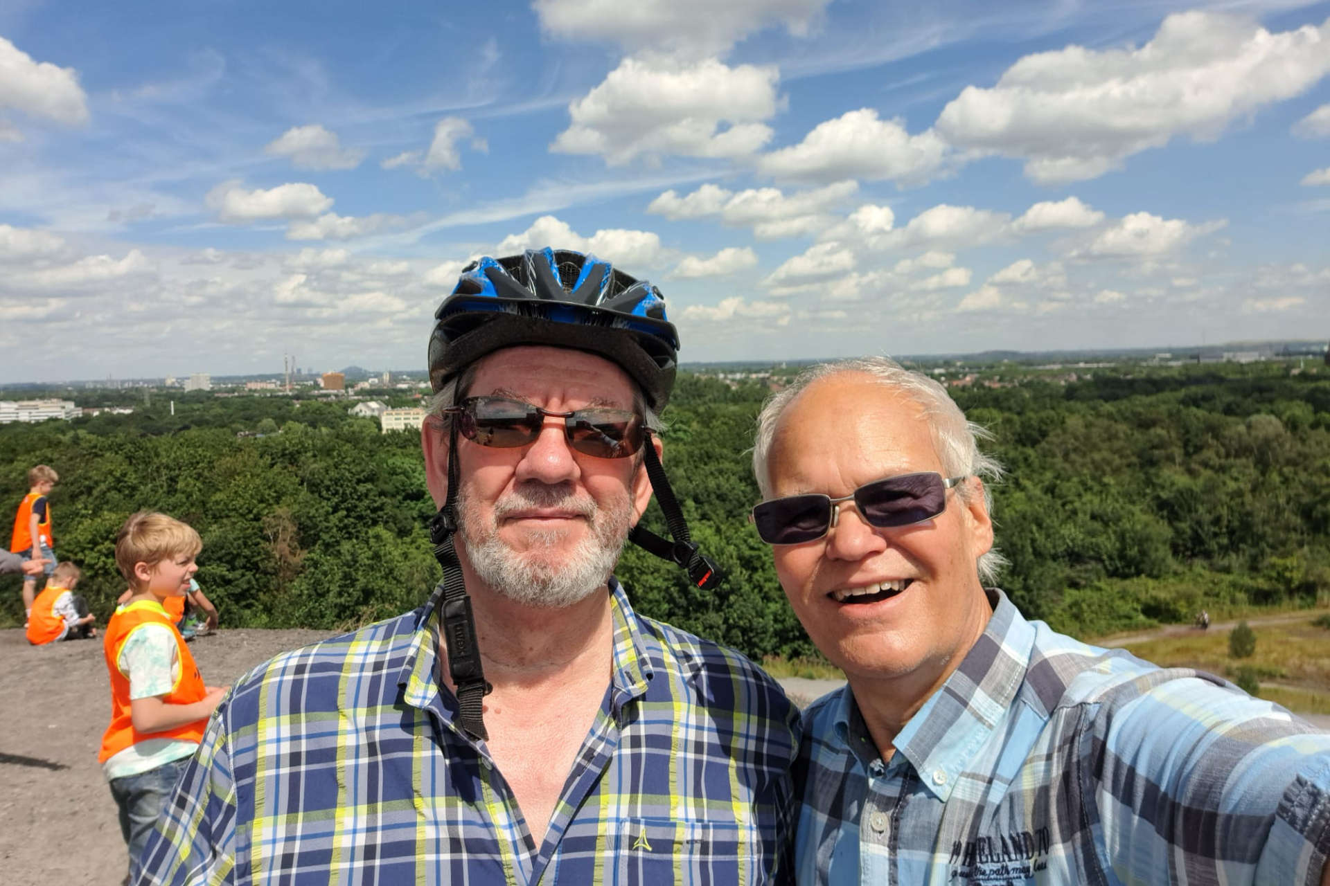 Tischtennis-Abteilung auf Fahrradtour